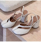 Slingbacks Female Thick High heels