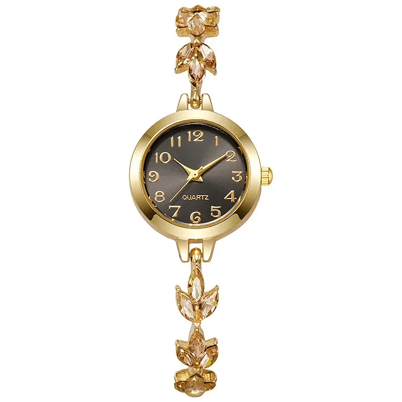 Elegant Rhinestone Bracelet Quartz Watch