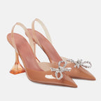 Bowknot Slingback High heels