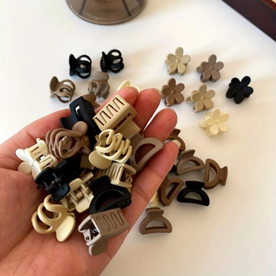 Beige Mixed Pack Small Clips
