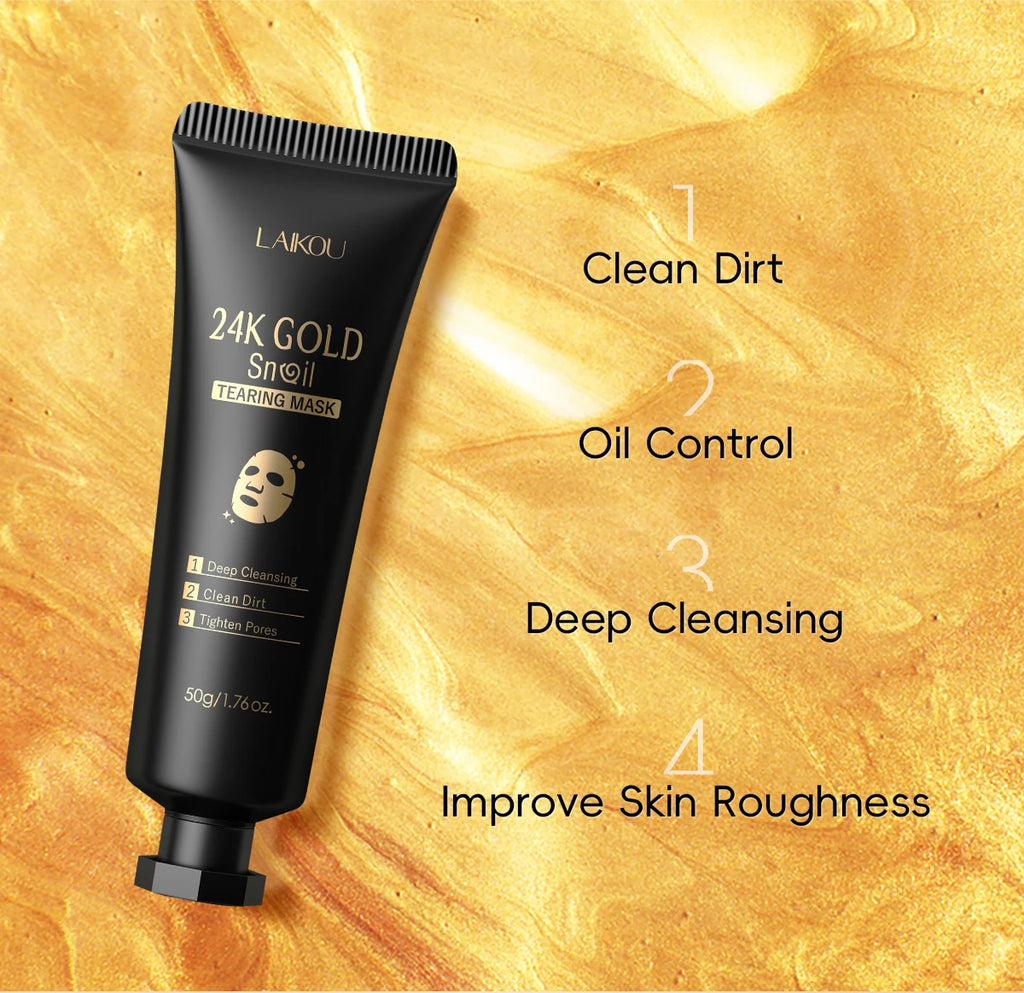 24K Gold Snail Peel-Off Mask