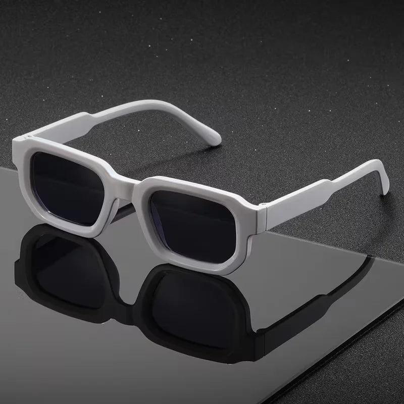 Vintage Rectangle Frame Sunglasses