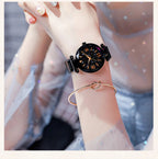 Belt Diamond Quartz Watch Women