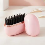 Mini Portable Hair Straightener Brush