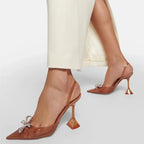 Bowknot Slingback High heels