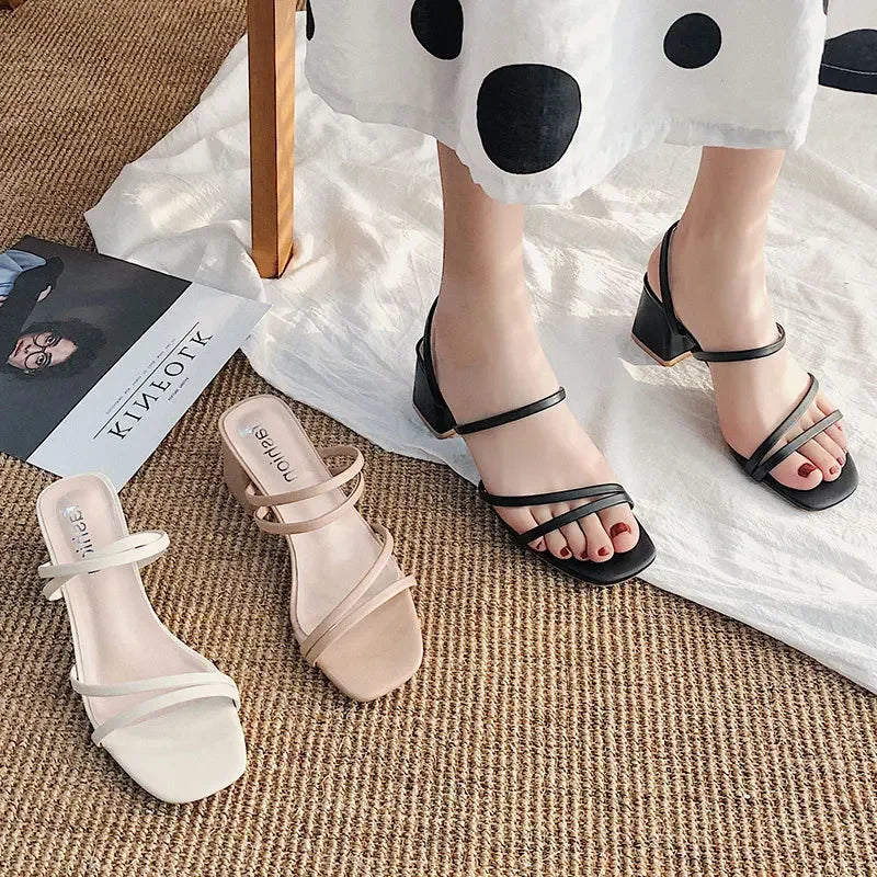 Ankle Strap Ladies Women High Heel