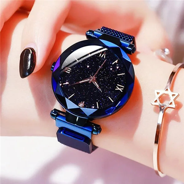 Belt Diamond Quartz Watch Women