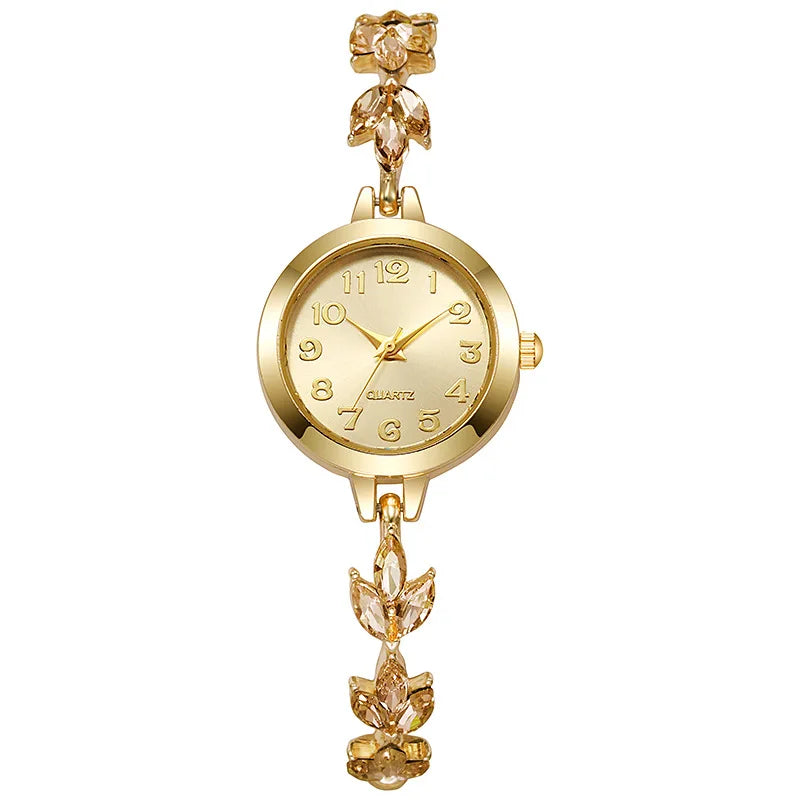 Elegant Rhinestone Bracelet Quartz Watch