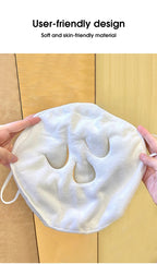 Heating cold hot compress face towel