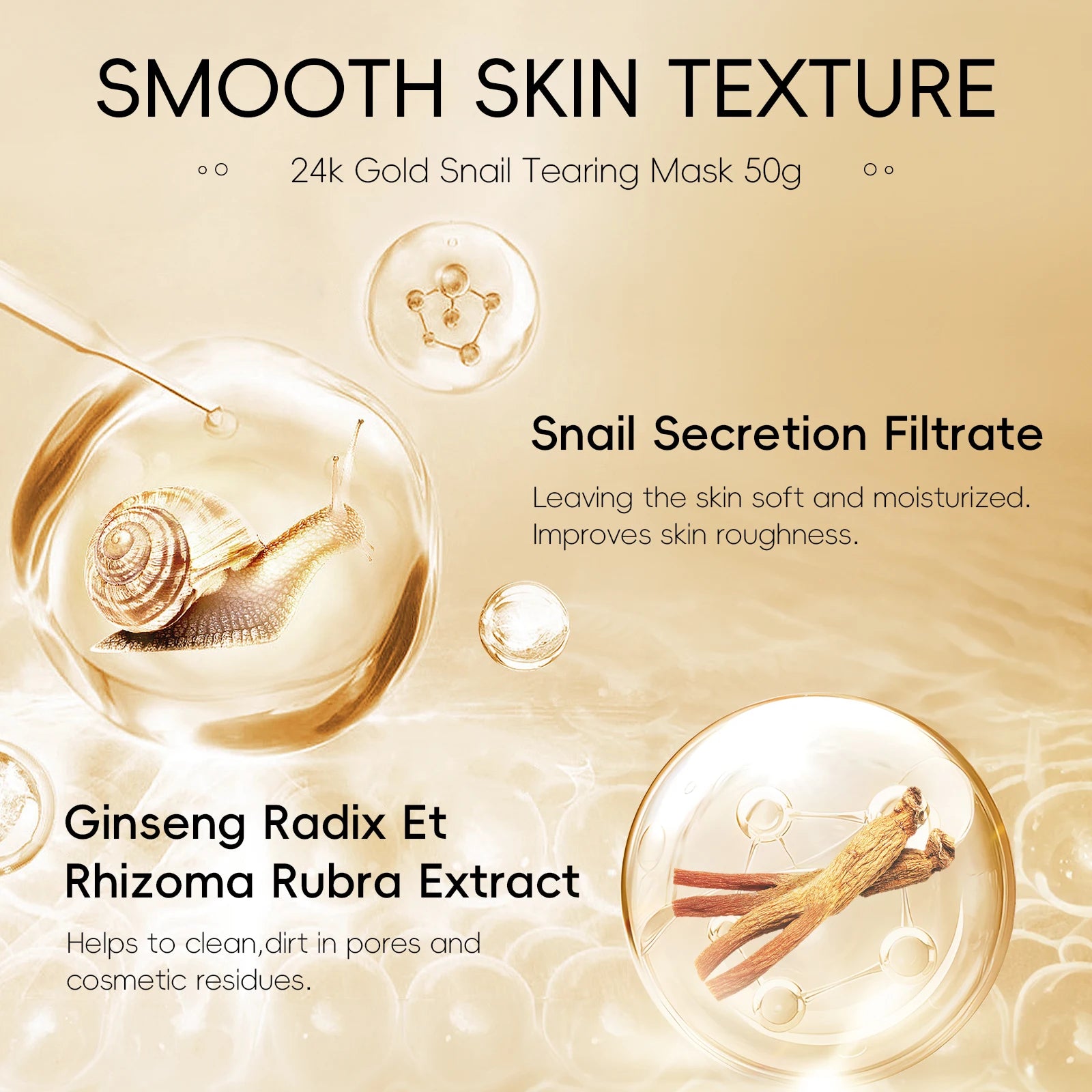 24K Gold Snail Peel-Off Mask