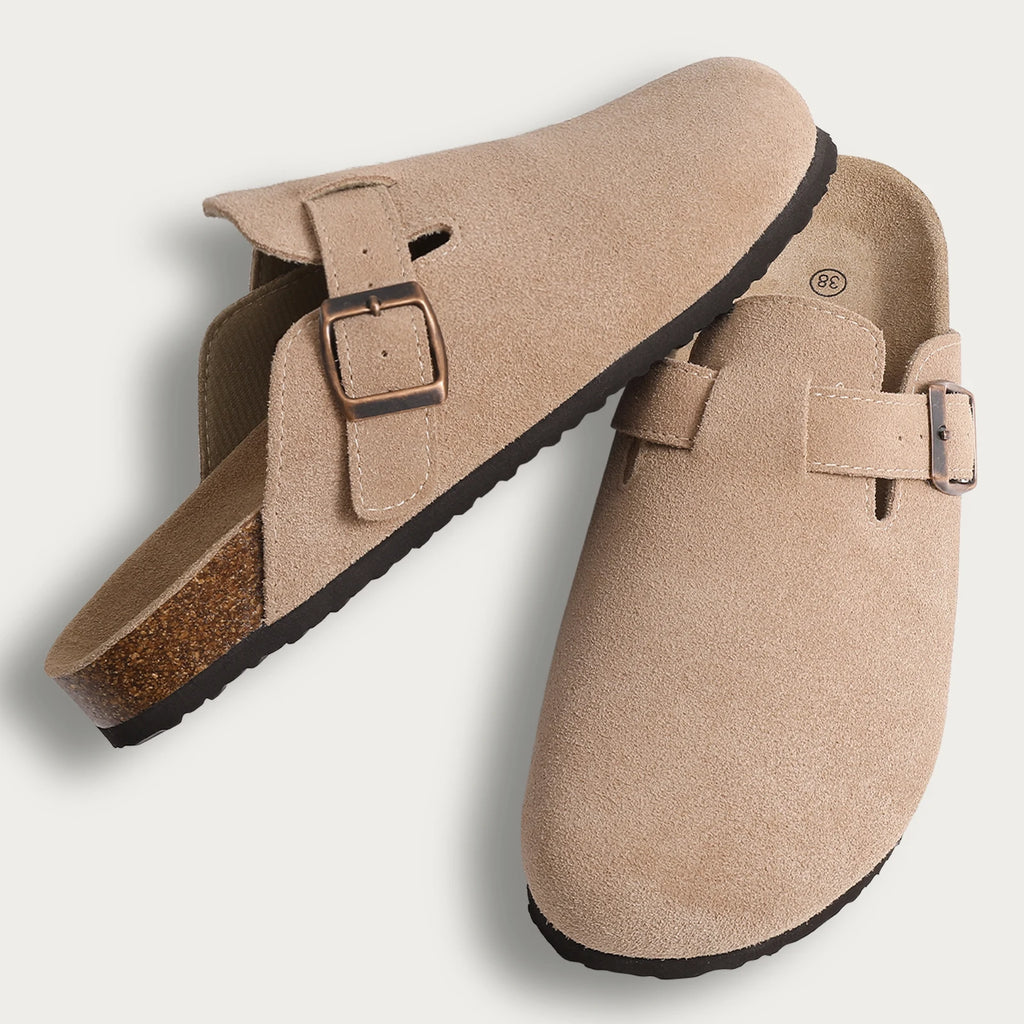Cork Mules Soft Footbed Sandals