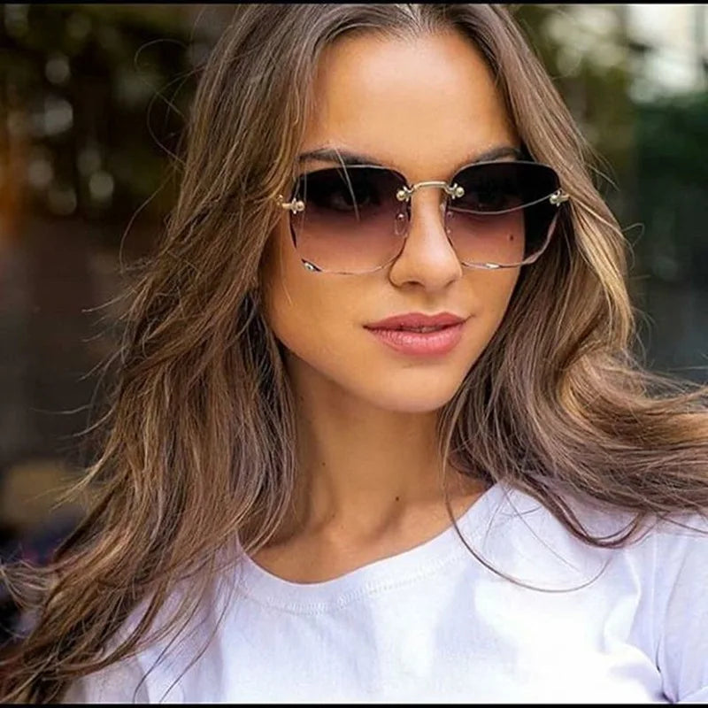 New Rimless Women's Sunglasses