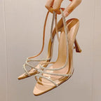 Office Lady Transparent High Heels