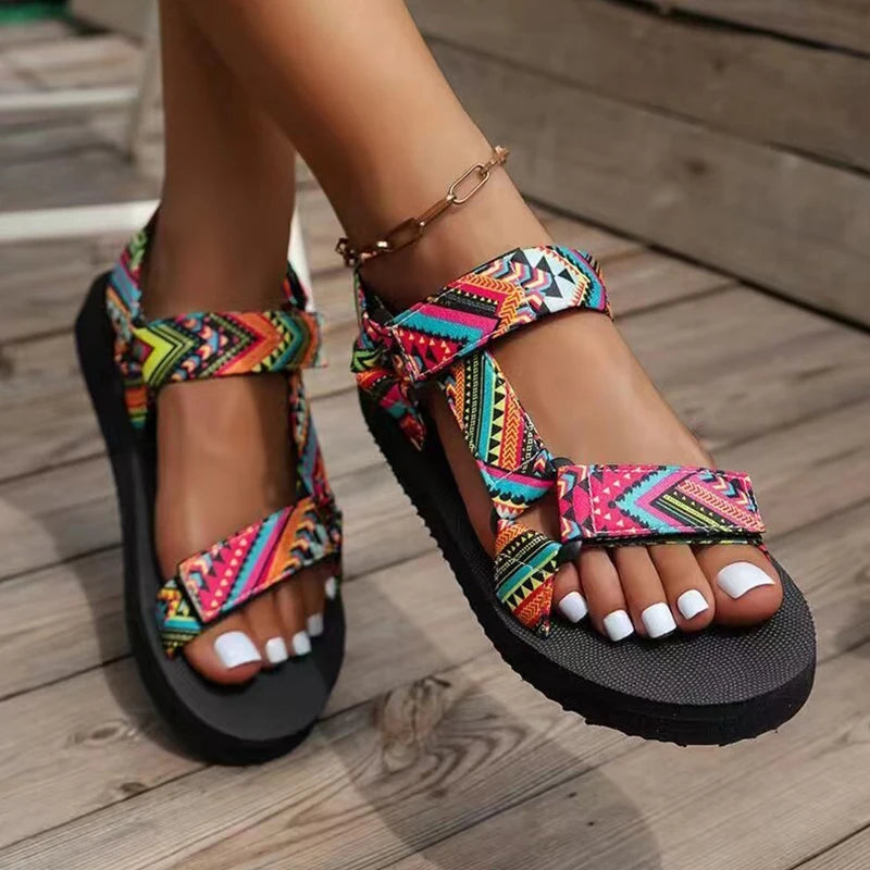 Hemp Rope Set Foot Beach Sandals