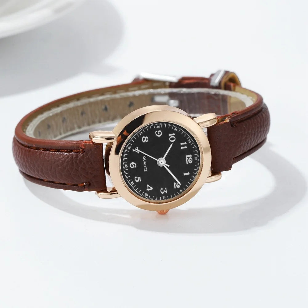 Arabic Leather Band Wristwatches