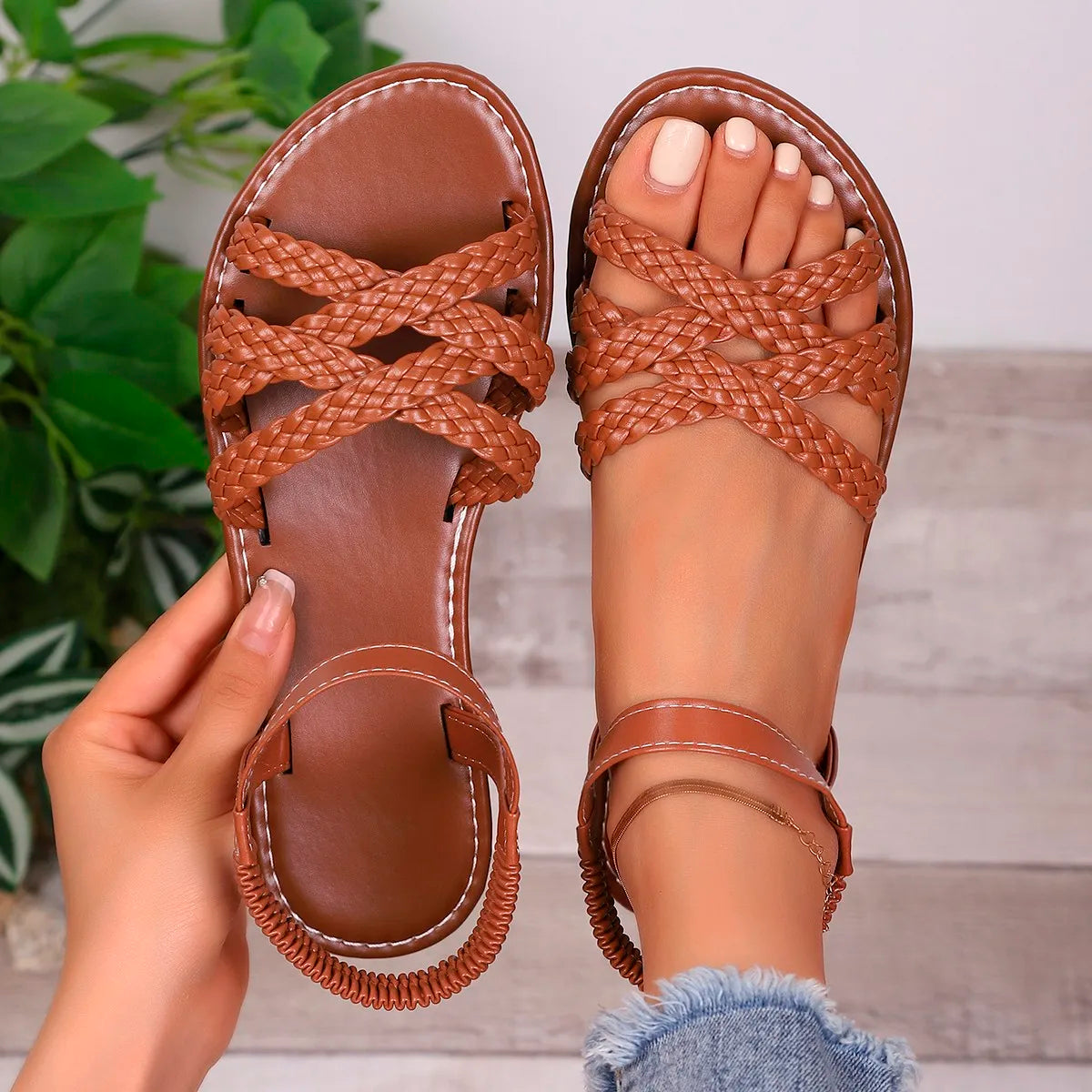 Bottom Roman Strap Sandals