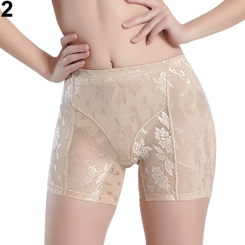 Women Fashion Lace Padded Full  Shaper Underwear - Walmel