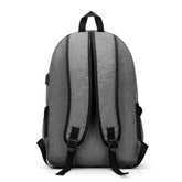 Waterproof Fashion Sport Travel Backpack with USB Port 16 Inch Laptop Unisex - Walmel