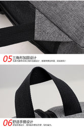 Waterproof Fashion Sport Travel Backpack with USB Port 16 Inch Laptop Unisex - Walmel