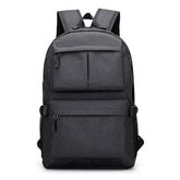 Waterproof Fashion Sport Travel Backpack with USB Port 16 Inch Laptop Unisex - Walmel