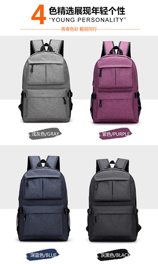 Waterproof Bag Backpack with USB Port for 16 Inch Laptop Unisex - Walmel