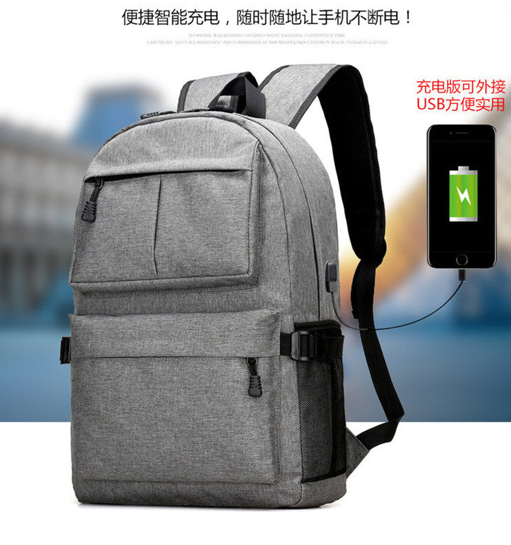 Waterproof Bag Backpack with USB Port for 16 Inch Laptop Unisex - Walmel