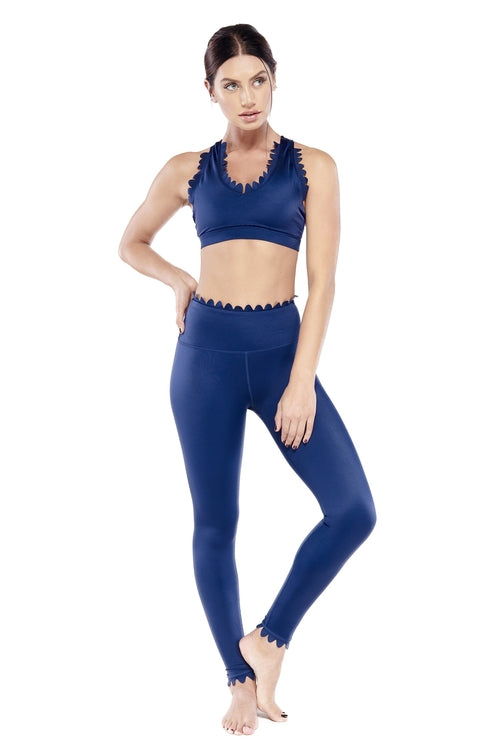 Scalloped Legging-Women's Clothing-Walmel