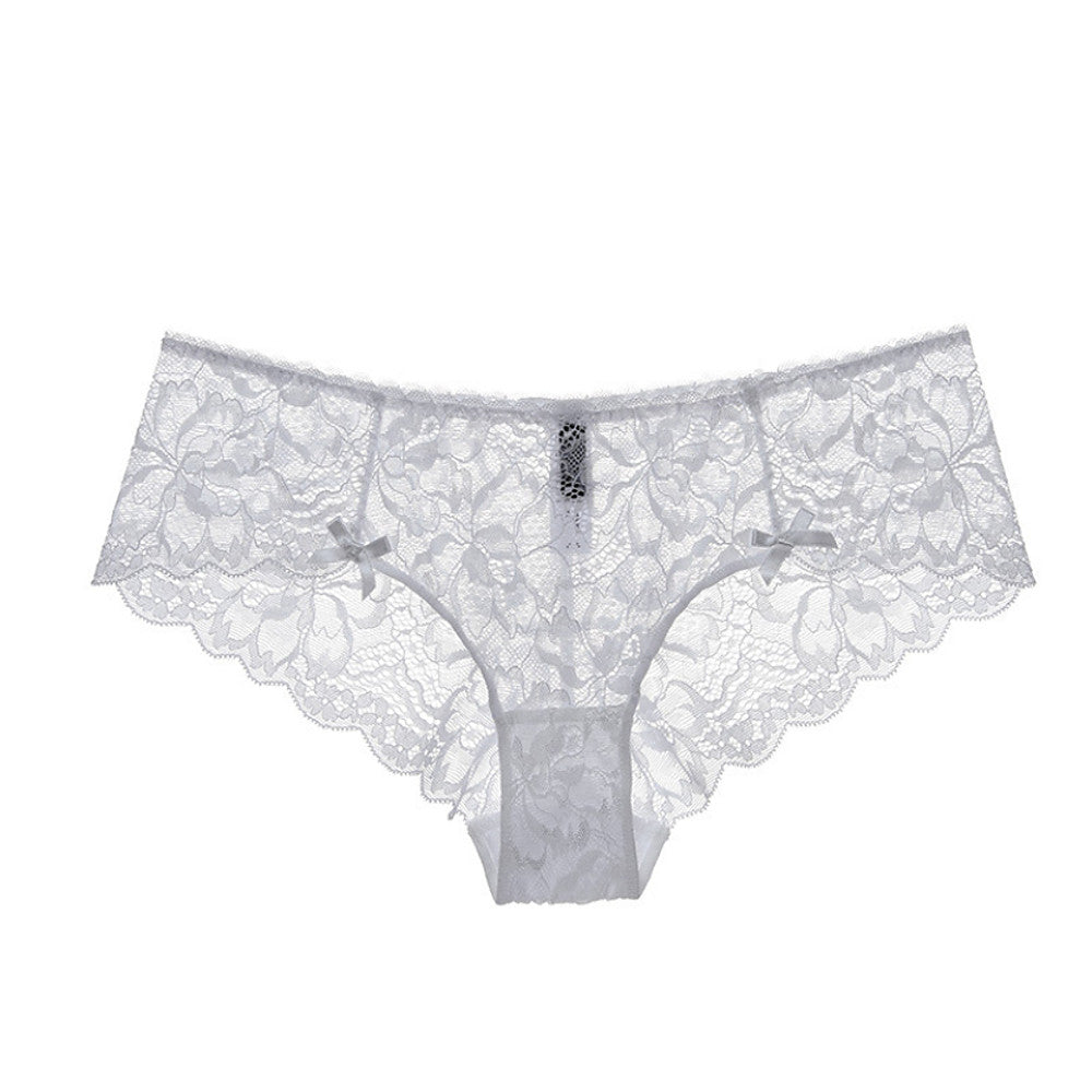 Women's Cotton Sexy Lingerie - Lace, Solid Colored-Walmel