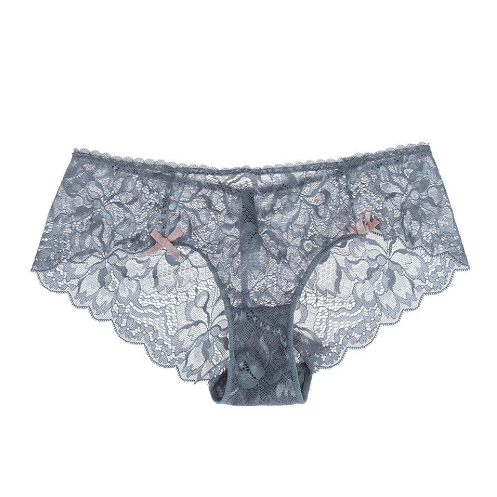Women's Cotton Sexy Lingerie - Lace, Solid Colored-Walmel