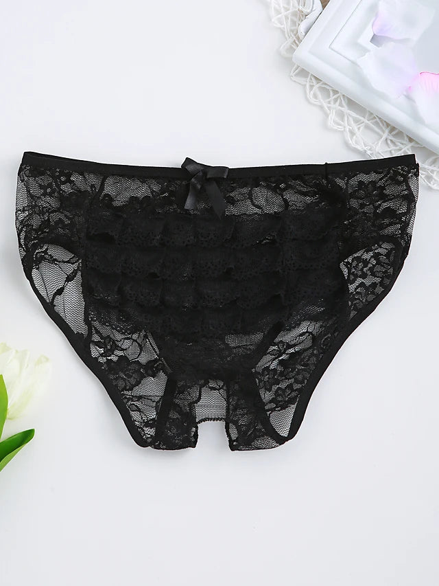 Women's Plus Size Lace Ultra Sexy Panties-Walmel