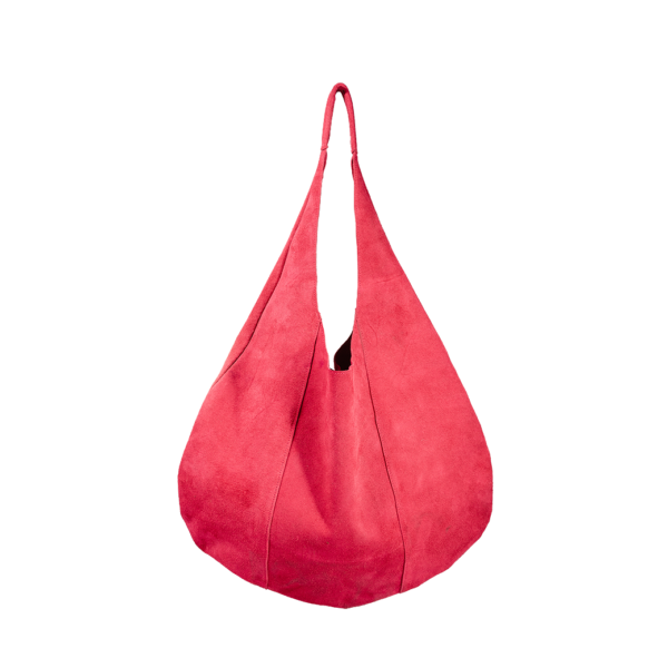 Suede Hobo in Dusty Blue - Walmel