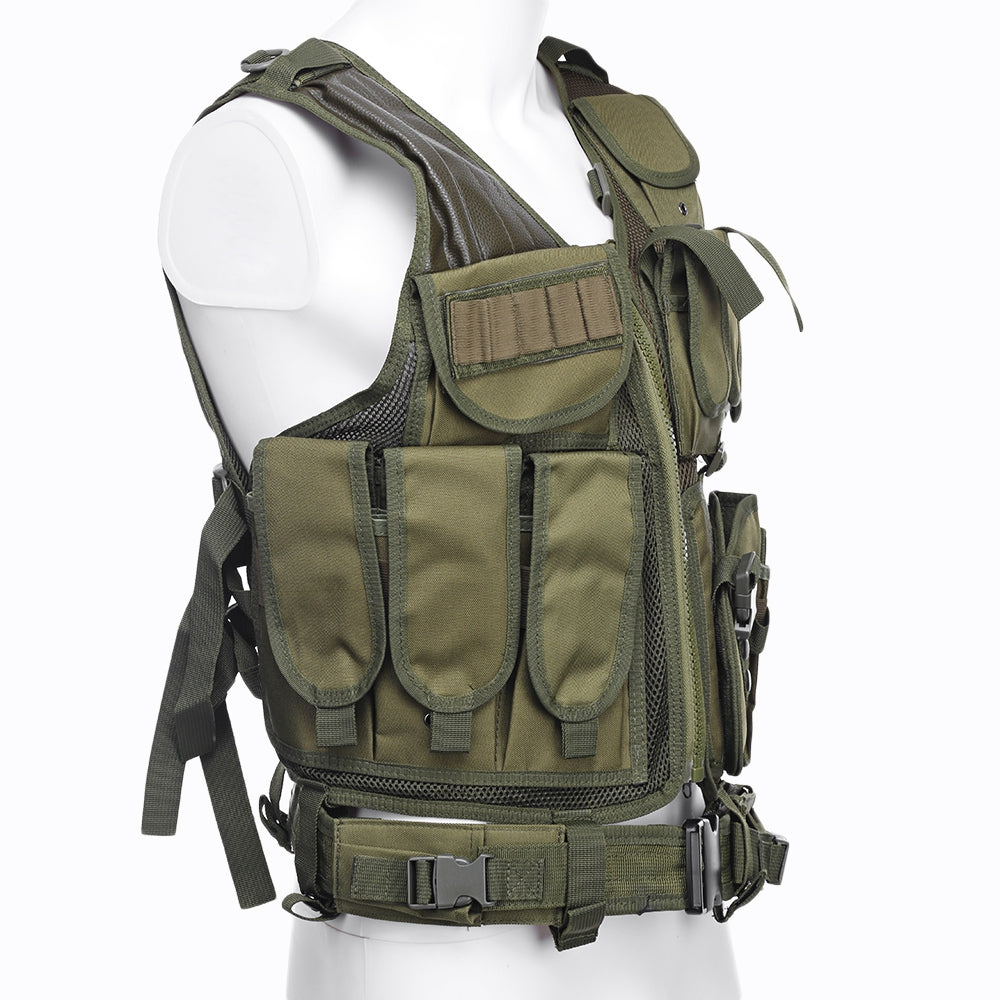 Outlife Outdoor Hunting Military Tactical Paintball Molle Vest - Walmel