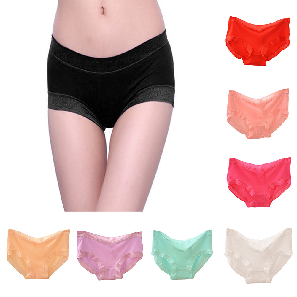 Women's Honeymoon Soft Cotton Boxer Briefs Underwear - Walmel