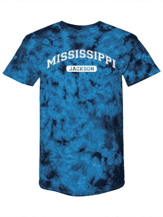 Jackson Missisippi Tie Dye Tee