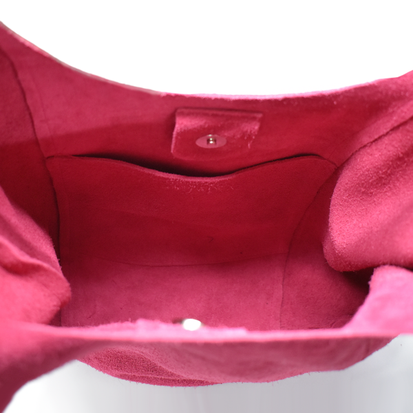 Suede Hobo in Dusty Blue - Walmel