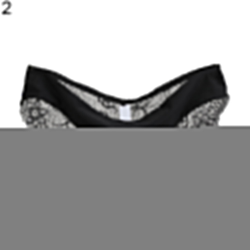 Low Waist Lace Floral Print Seamless Underwear - Walmel