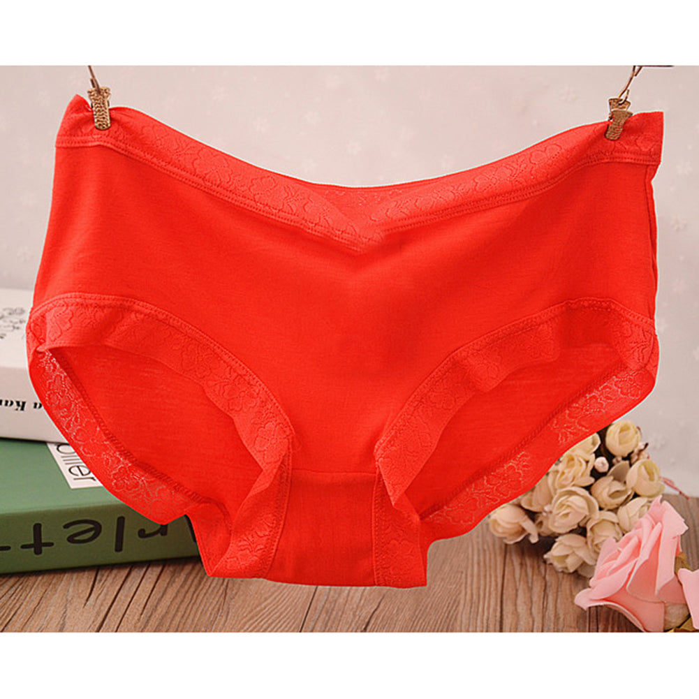 Women's Honeymoon Soft Cotton Boxer Briefs Underwear - Walmel