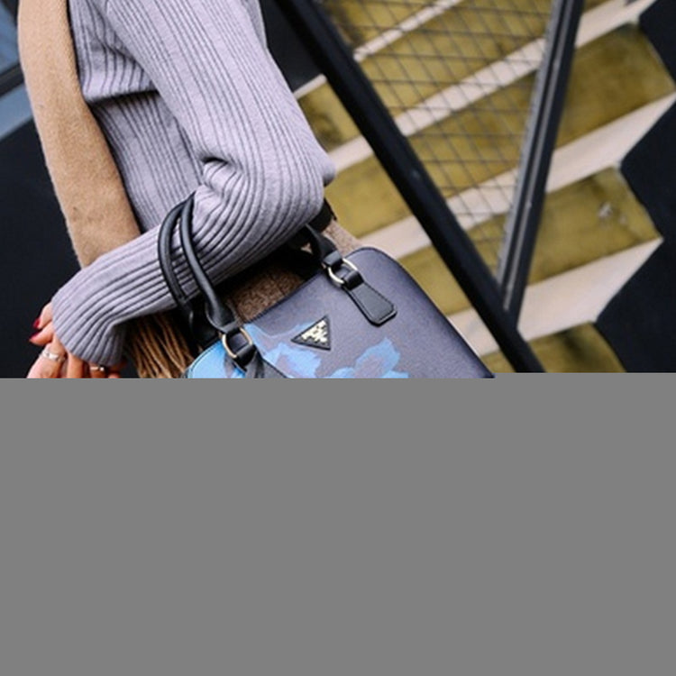 Elegant Cross Body Floral Print Faux Leather Handbag - Walmel