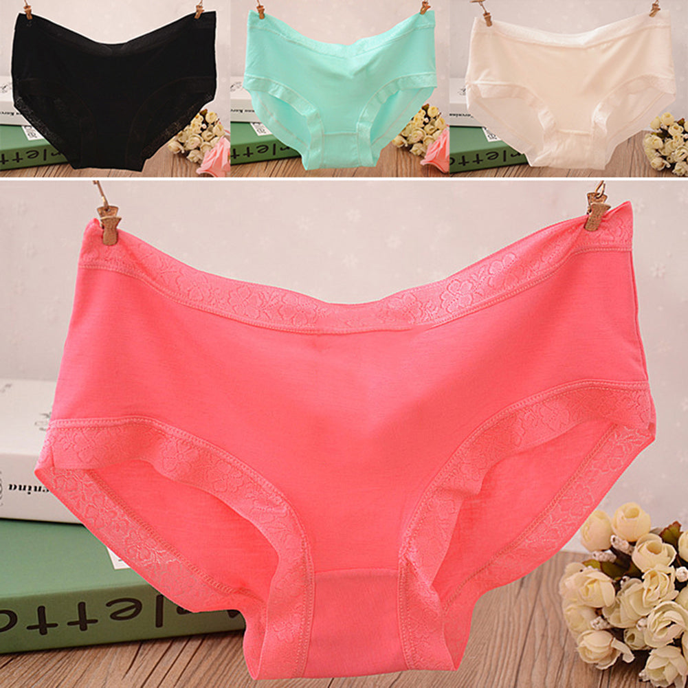 Women's Honeymoon Soft Cotton Boxer Briefs Underwear - Walmel