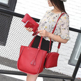 Luxury Fashion Women Tassels Wallet Handbag - Walmel