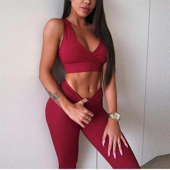 V shape Fitness 2 Piece Set