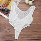 Sexy Women One-piece Bikini See-through Underwear - Walmel