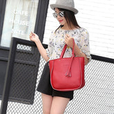 Luxury Fashion Women Tassels Wallet Handbag - Walmel