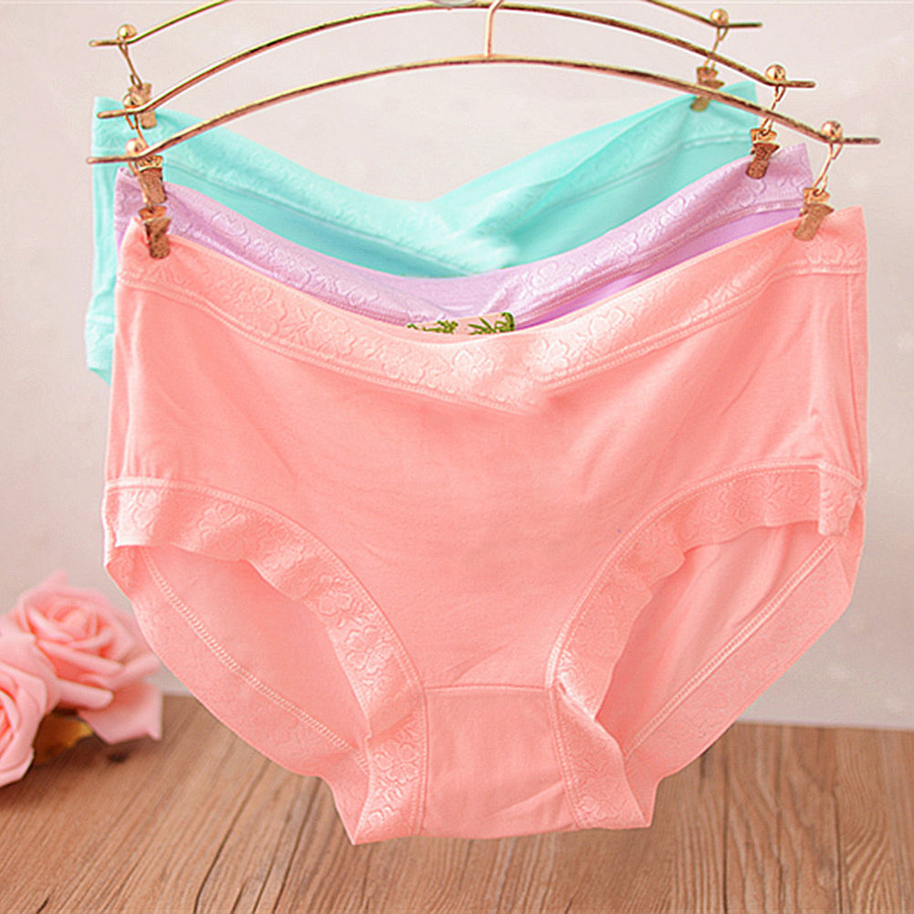 Women's Honeymoon Soft Cotton Boxer Briefs Underwear - Walmel