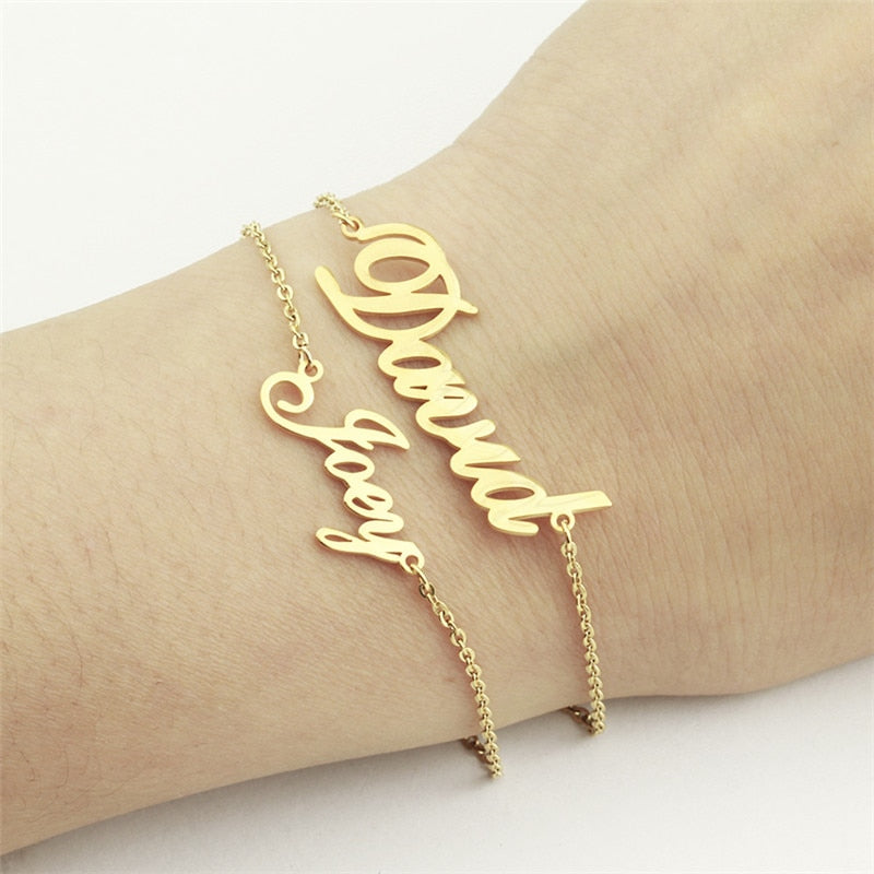Personalized Charm Custom Bracelet for Women-Bracelets-Walmel