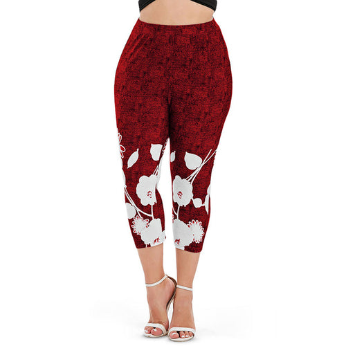 Plus Size Women Leggings Sexy High Waist-Women&