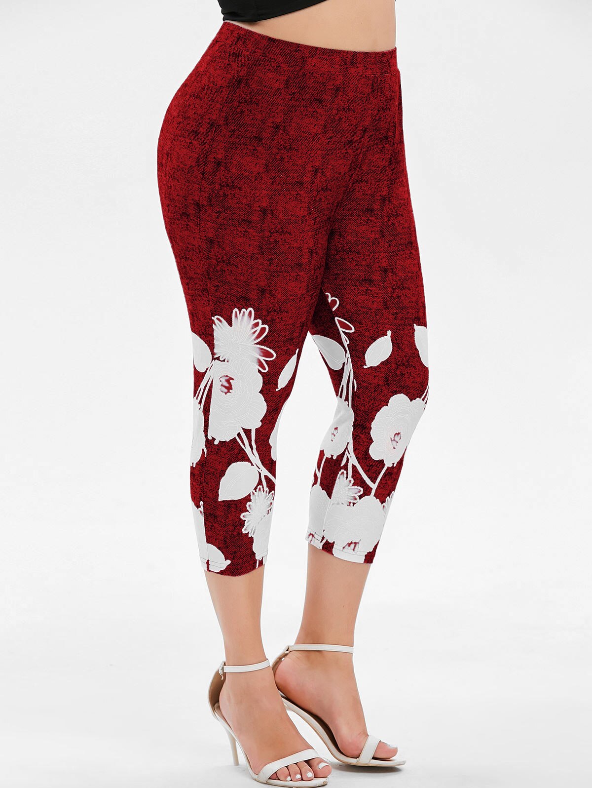 Plus Size Women Leggings Sexy High Waist-Women's Clothing-Walmel