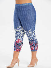 Plus Size Women Leggings Sexy High Waist-Women&