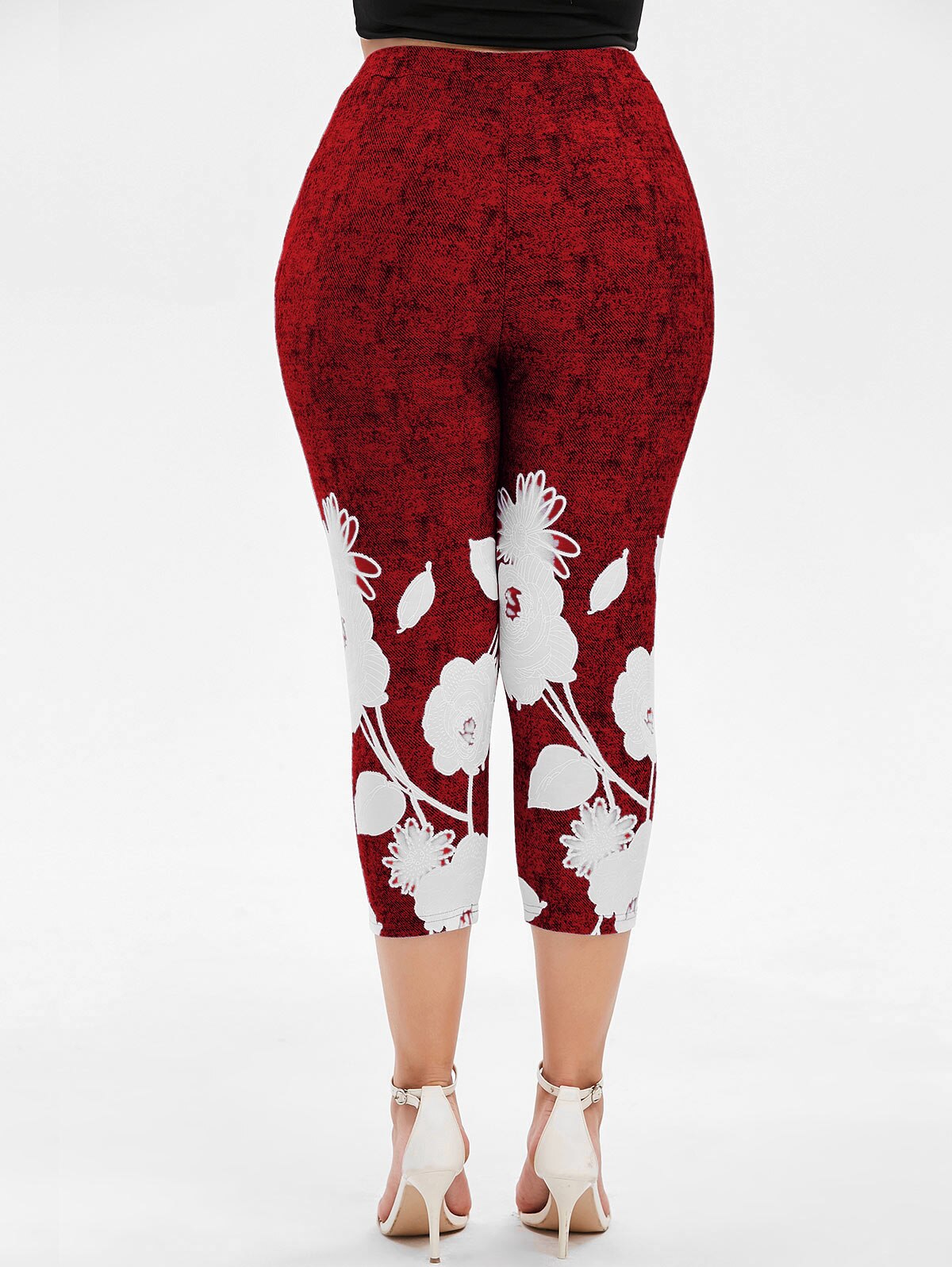 Plus Size Women Leggings Sexy High Waist-Women's Clothing-Walmel