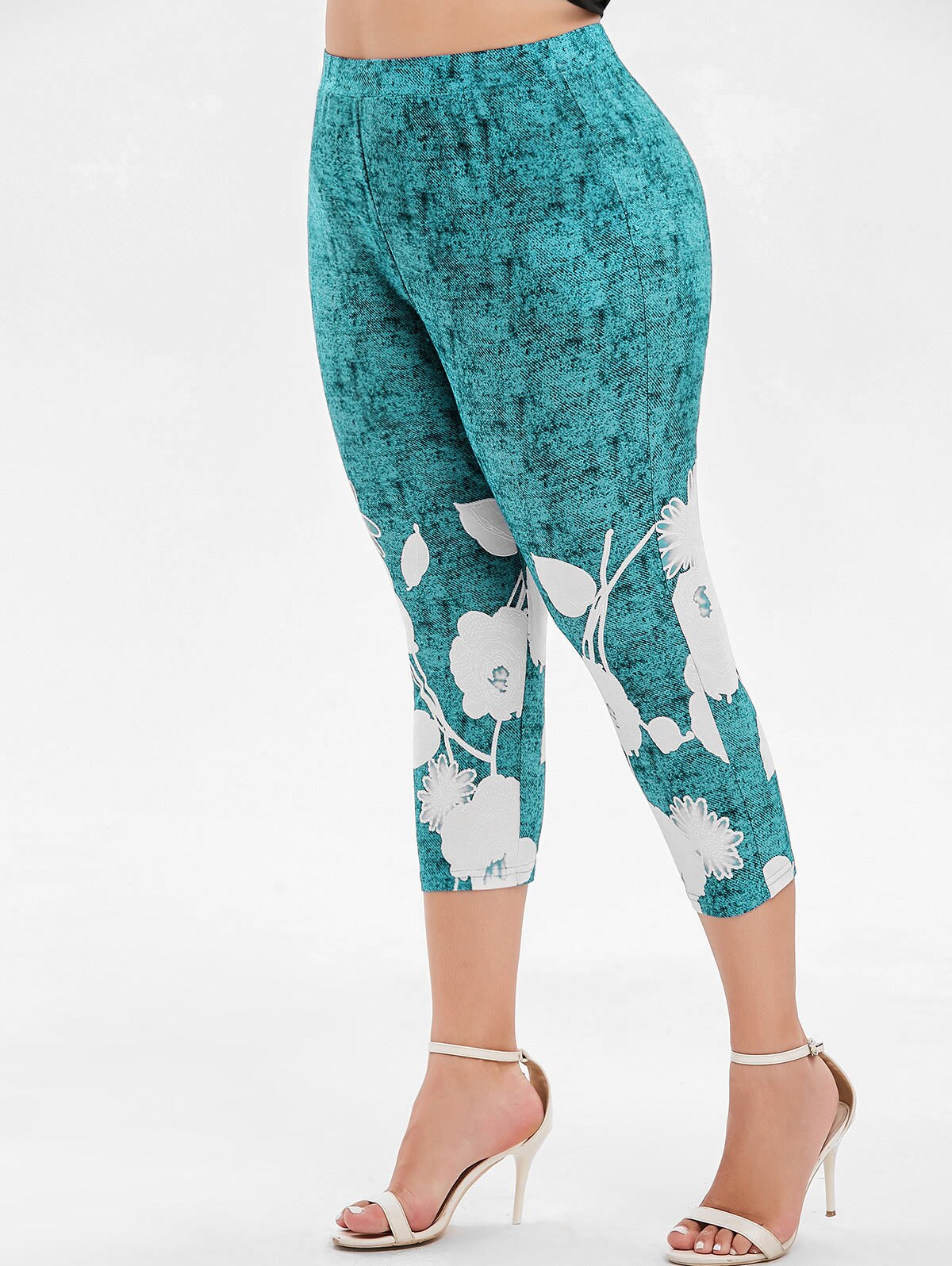 Plus Size Women Leggings Sexy High Waist-Women's Clothing-Walmel